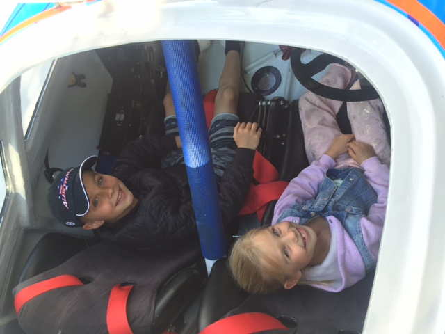 Kids trying the XCAT